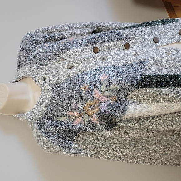 Grey Cardigan sz 6 - 12 - Picture 2 of 5